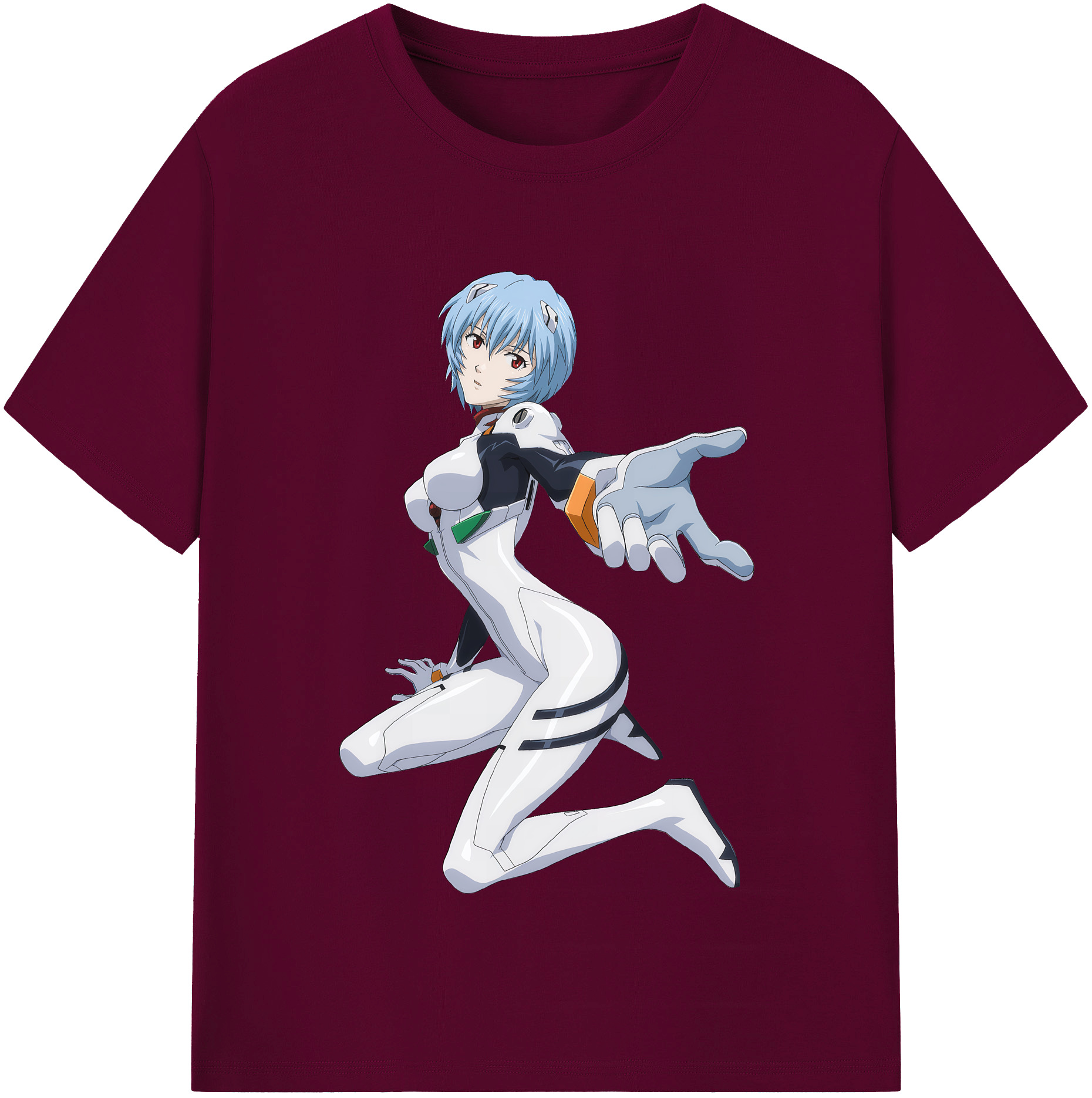 （画像用） EVA 新世紀エヴァンゲリオン レディースカジュアルプリントTシャツ（綿100％）
